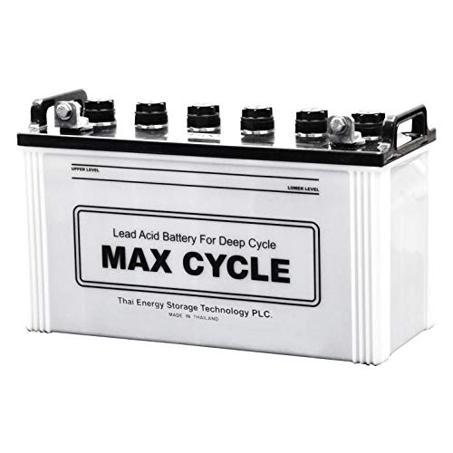 MAX CYCLE 電動車バッテリー (EBバッテリー) 用途: 産業用作業車両 電動車イス ゴルフカートなどの電動自動車 過放電に強い サイクルサービス 端子:LR EB100-LR